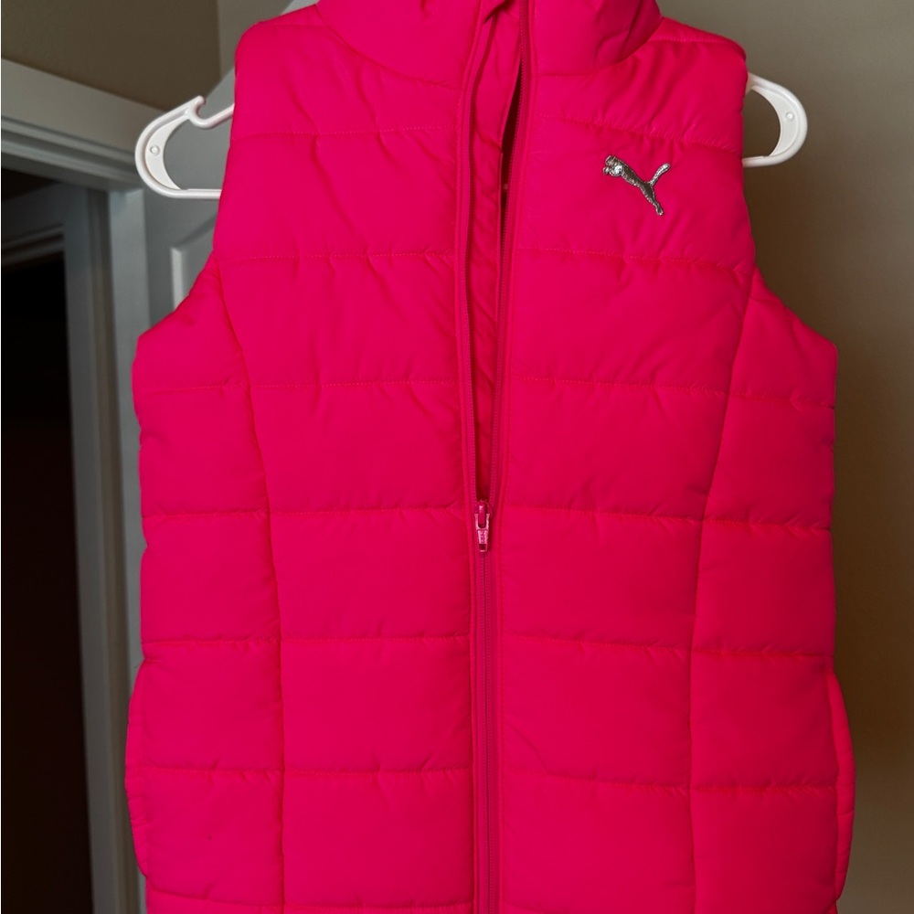 Puma Fuchsia Puffer Vest